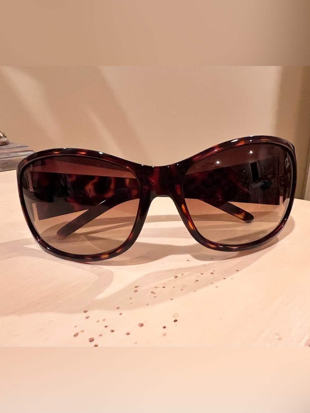 Michael Kors Women's Tortoiseshell Frame Sunglasses with Brown Lenses